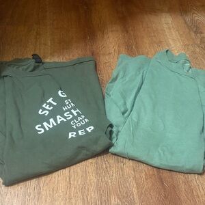Topshop Green Short Sleeve Tees